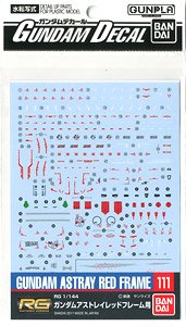 Gundam Decal 111 - RG 1/144 Gundam Astray Red Frame