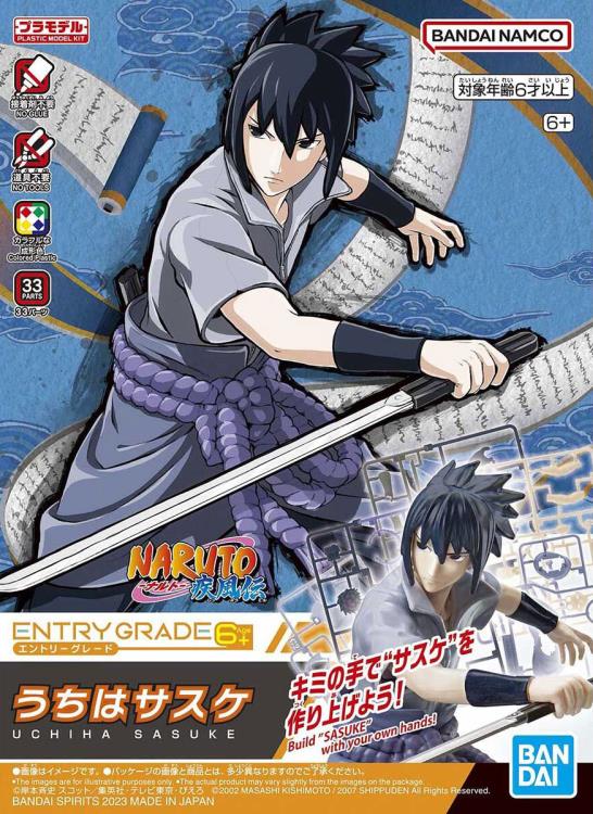 Entry Grade Naruto Shippuden: Sasuke Uchiha Model Kit