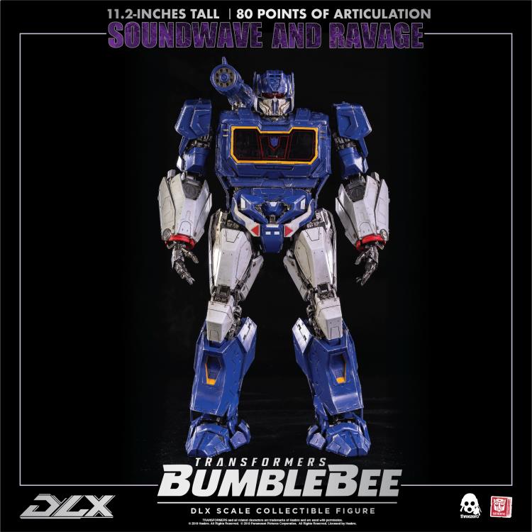 Threezero Transformers: Bumblebee DLX Scale Collectible Series Soundwave and Ravage