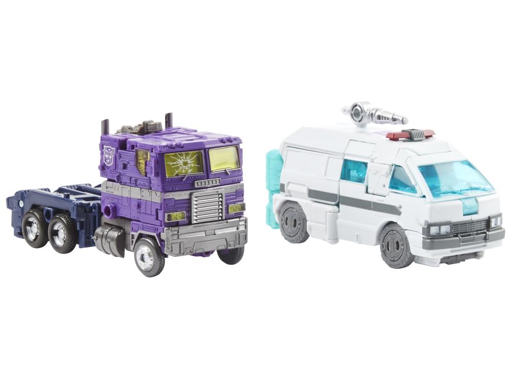 Transformers Generations Selects - Shattered Glass Optimus Prime & Ratchet Two-Pack