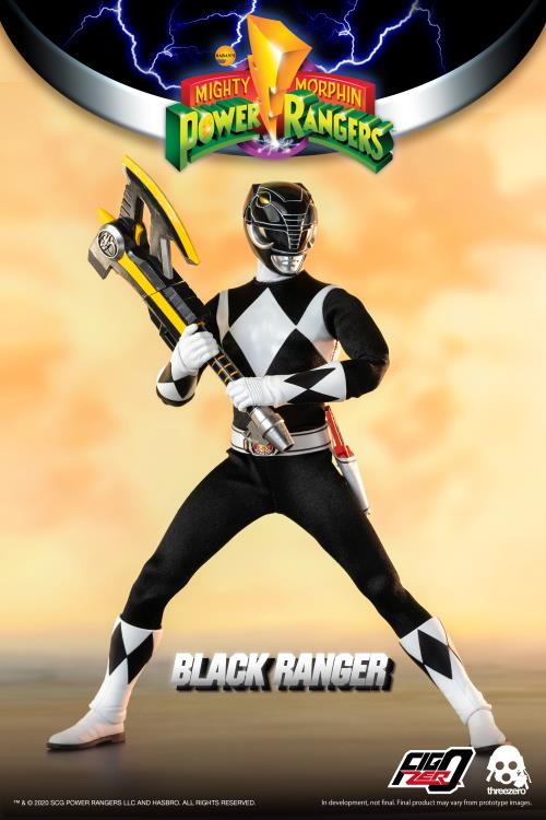 Mighty Morphin Power Rangers FigZero Black Ranger 1/6 Figure