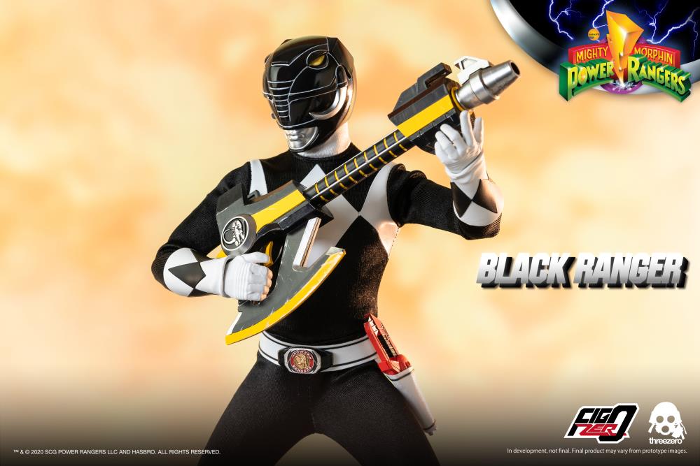 Mighty Morphin Power Rangers FigZero Black Ranger 1/6 Figure