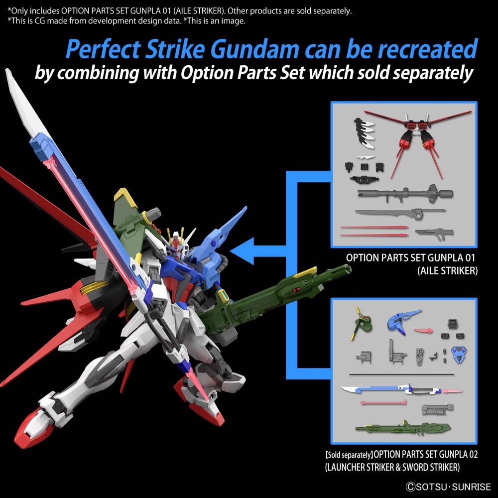 HG Gundam SEED Aile Striker Optional Parts Set 01 1/144 Scale