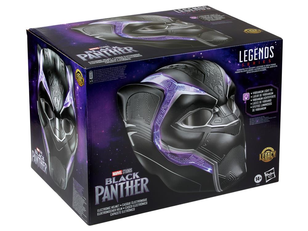 Marvel Legends Black Panther 1:1 Wearable Helmet (Purple Vibranium Ver.)