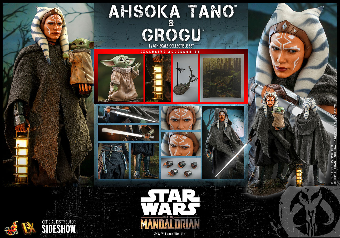 Star Wars The Mandalorian: Ahsoka Tano and Grogu DX21