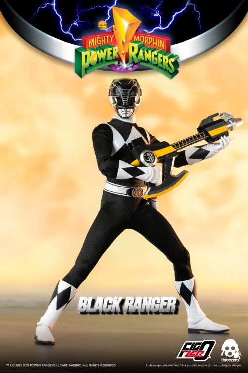 Mighty Morphin Power Rangers FigZero Black Ranger 1/6 Figure