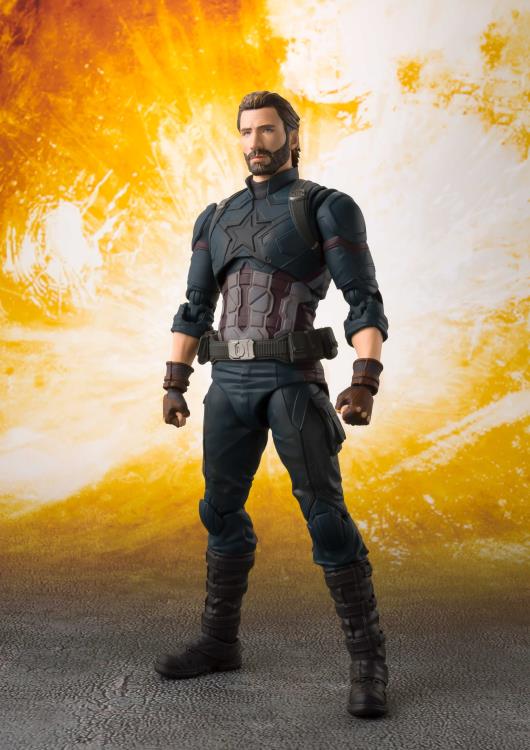 S.H. Figuarts - Infinity War: Captain America & Explosion Set