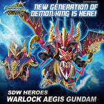 SD Gundam World Heroes 24 Warlock Aegis Gundam Model Kit