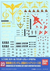 Gundam Decal 023 - Char's Counter Attack Series