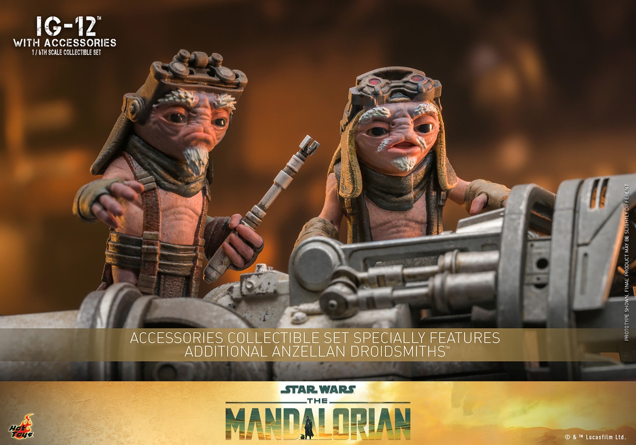 Star Wars The Mandalorian: IG-12 Set with Accessories TMS105