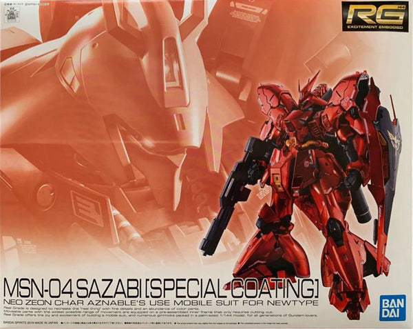 RG Sazabi (Special Coating) - P-Bandai Exclusive – MOTHERBASE