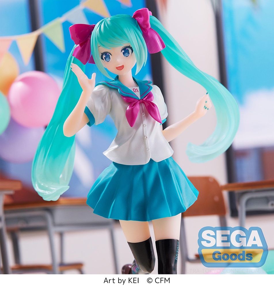 Vocaloid Luminasta Hatsune Miku (16th Anniversary KEI Ver.) Figure