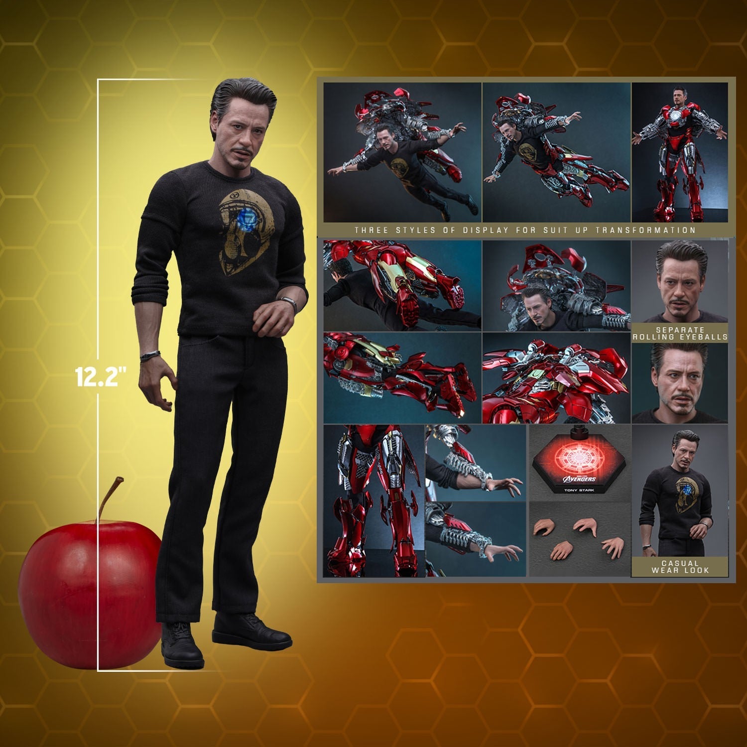 Avengers - Tony Stark (Mark VII Suit Up Ver.) MMS718