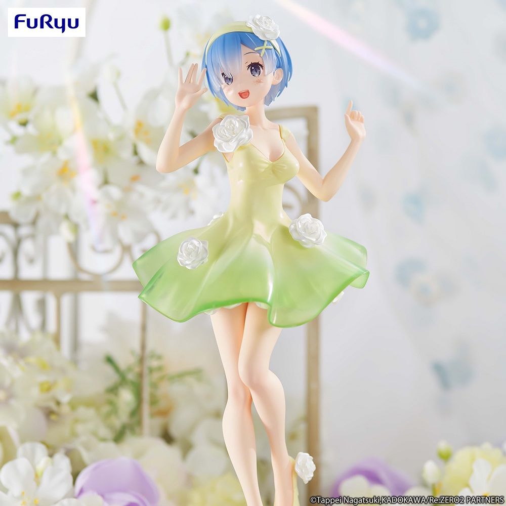 Re:Zero Starting Life in Another World Trio-Try-iT Rem (Flower Dress Ver.) Figure