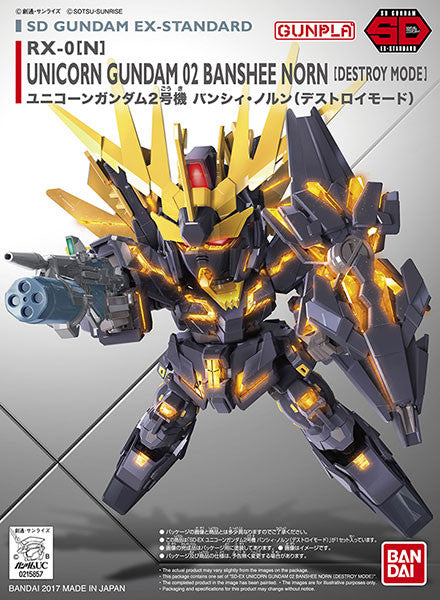 BB EX-Standard 015 Unicorn Gundam 02 Banshee Norn (Destroy Mode)