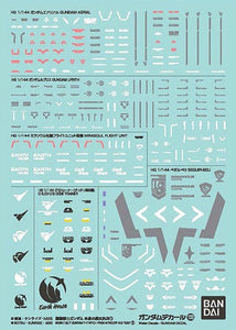 Gundam Decal 133 -  Mobile Suit Gundam: The Witch From Mercury Set 1 Multiuse Decal Sheets